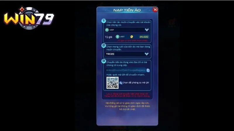 Cẩm Nang Nạp Tiền Win79 Không Lỗi, Ví Game Nhảy Số Tức Thì 3 quy trinh nap tien win79