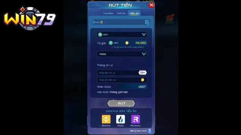 Bí Kíp Rút Tiền Win79 Cực Nhanh Chuẩn Từng Đồng Từng Bước 3 rut bang tien ao